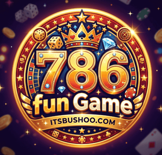 786 Fun Game mobile interface showing casino games and bonus features