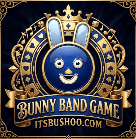 Bunny Band Game colorful interface with animated bunny characters and gameplay screen
