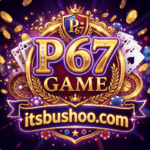 P67 Game mobile app interface showing dashboard and game options