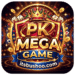 PK Mega Game online casino app screenshot showing slot games and earning dashboard