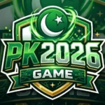 The main dashboard of the PK2026 Game app showing various game categories.